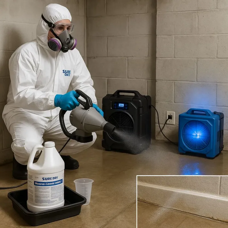 Sanitization and Odor Removal process in Inverness, IL