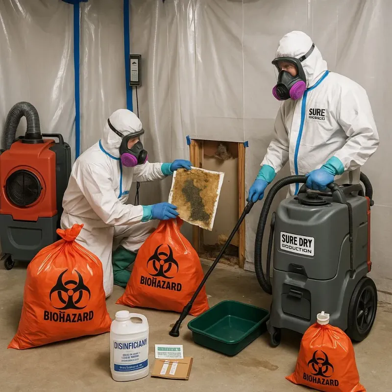 Contaminated Water Handling Protocols process in Inverness, IL